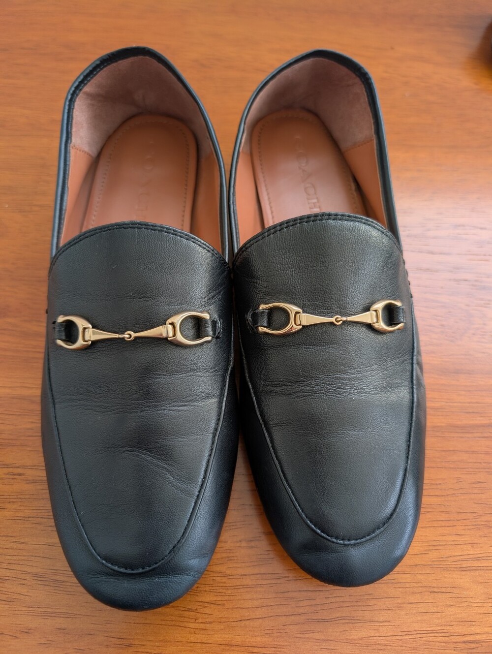 Coach Haley Leather Loafers